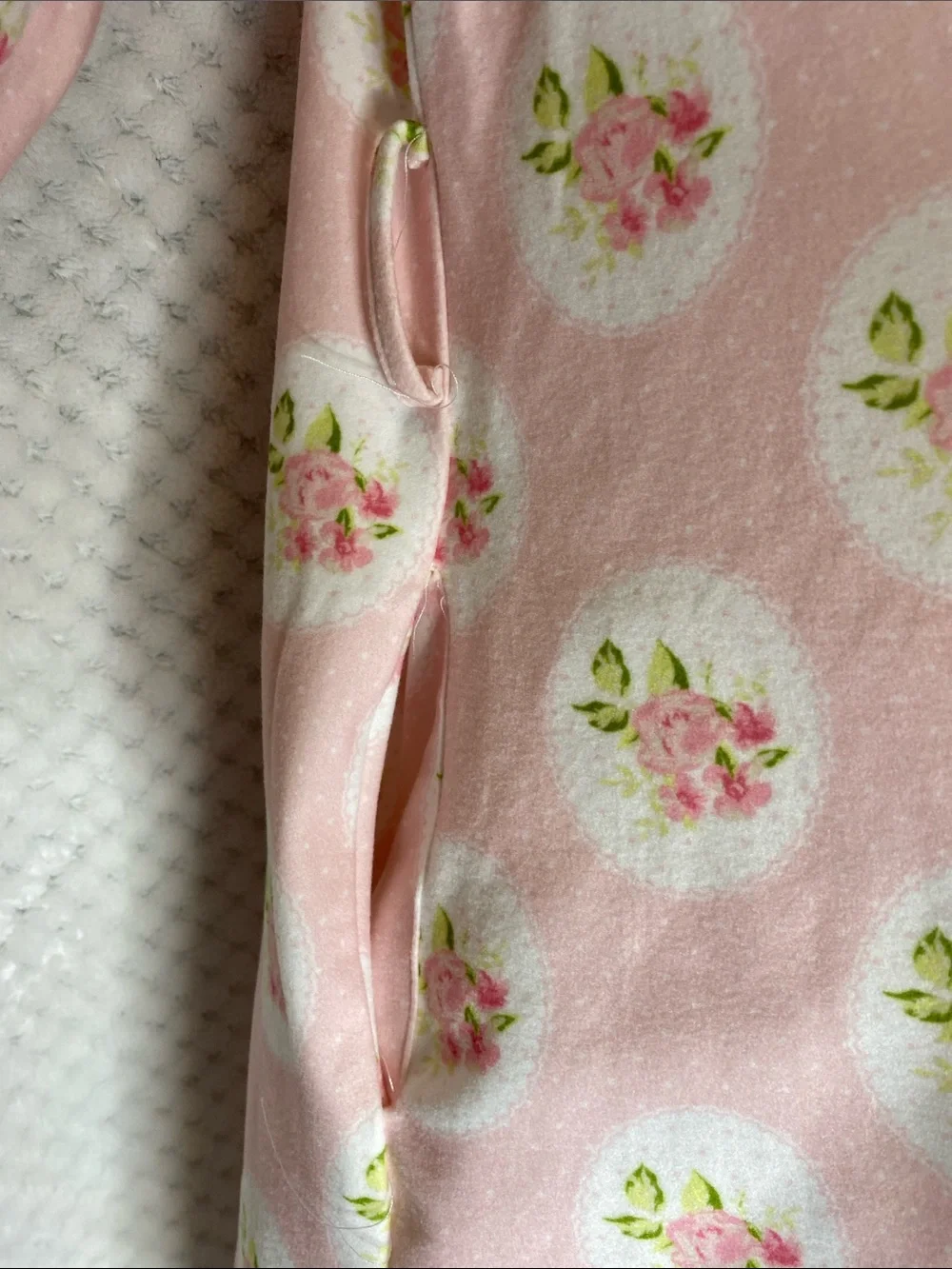 SweetHoney Pink Floral Lounge Robe